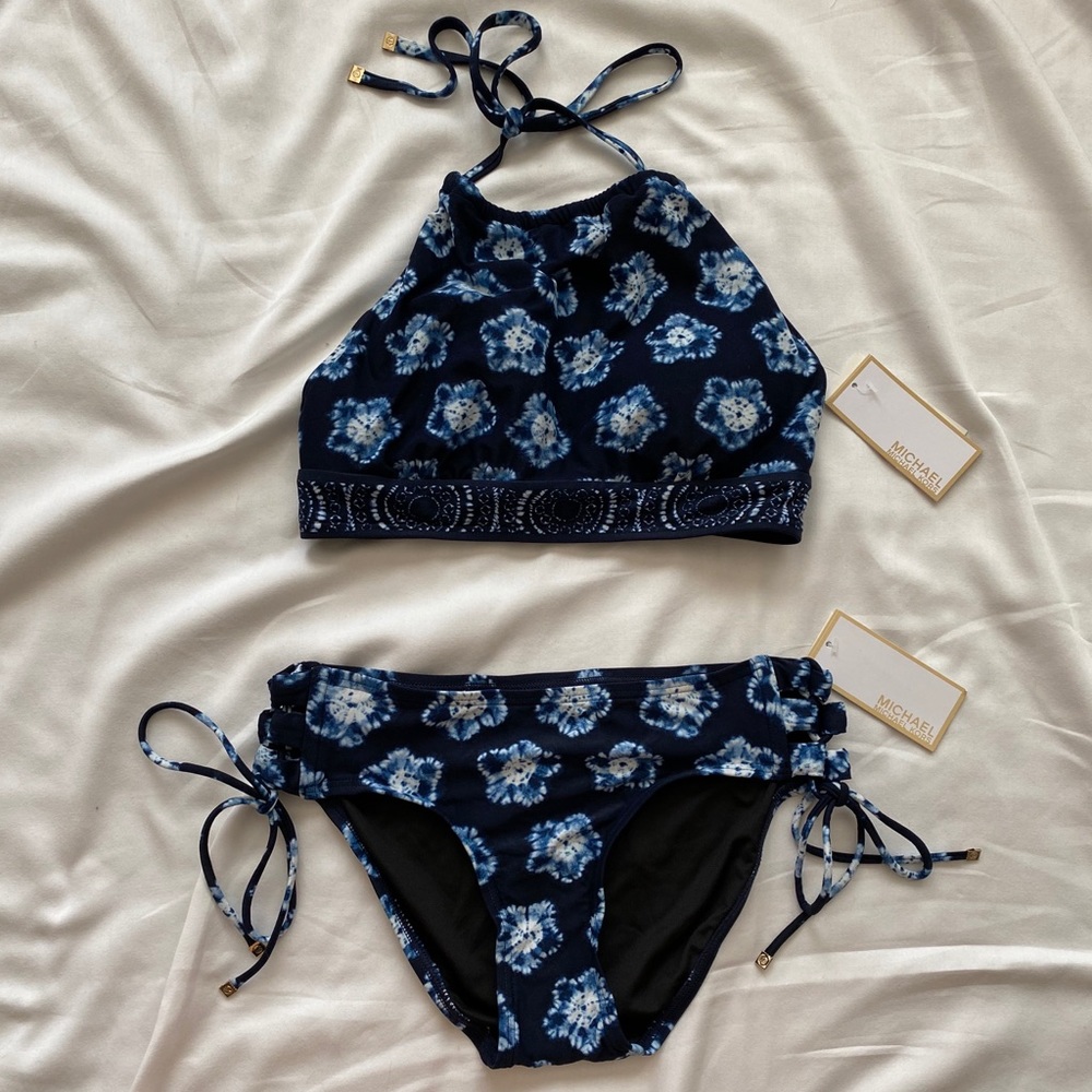 Michael Kors Bikini - Navy- Halter Top